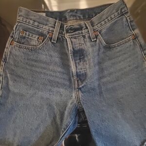 Levi's Premium Blue Denim Short Jeans